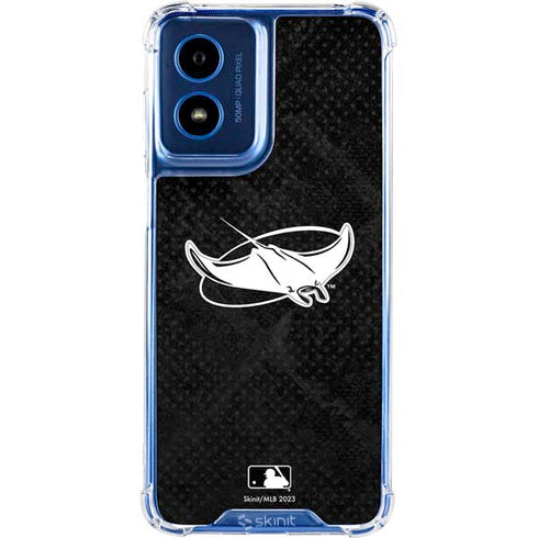 MLB Tampa Bay Rays Dark Wash Moto G 5G (2024) Clear Case